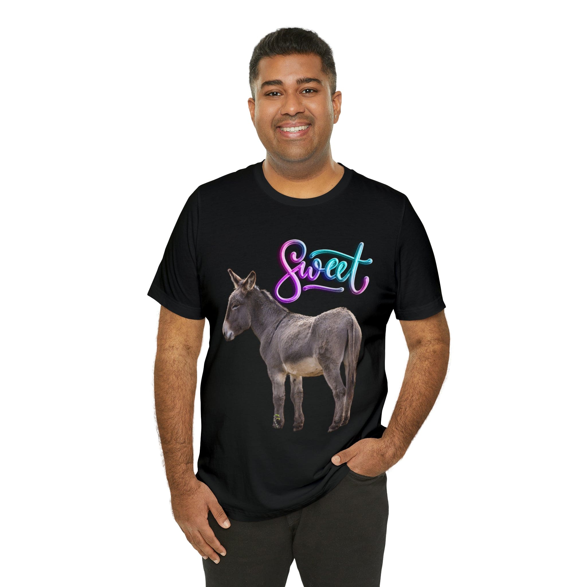Printify T-Shirt Sweet Ass (Donkey) - Unisex Jersey Short Sleeve Tee
