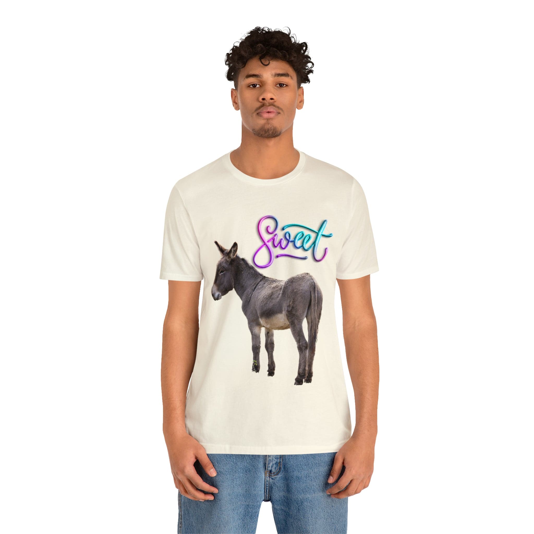 Printify T-Shirt Sweet Ass (Donkey) - Unisex Jersey Short Sleeve Tee