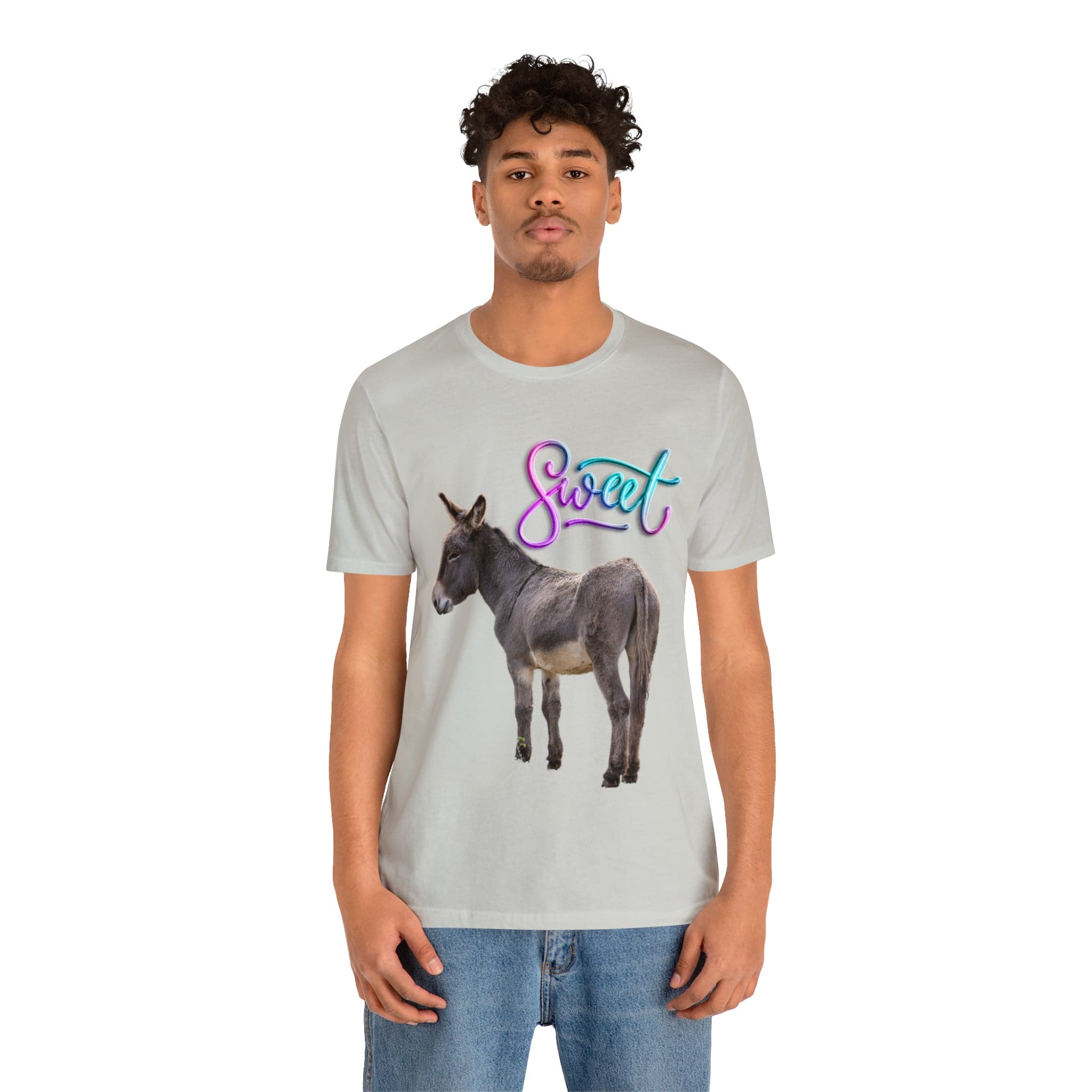 Printify T-Shirt Sweet Ass (Donkey) - Unisex Jersey Short Sleeve Tee