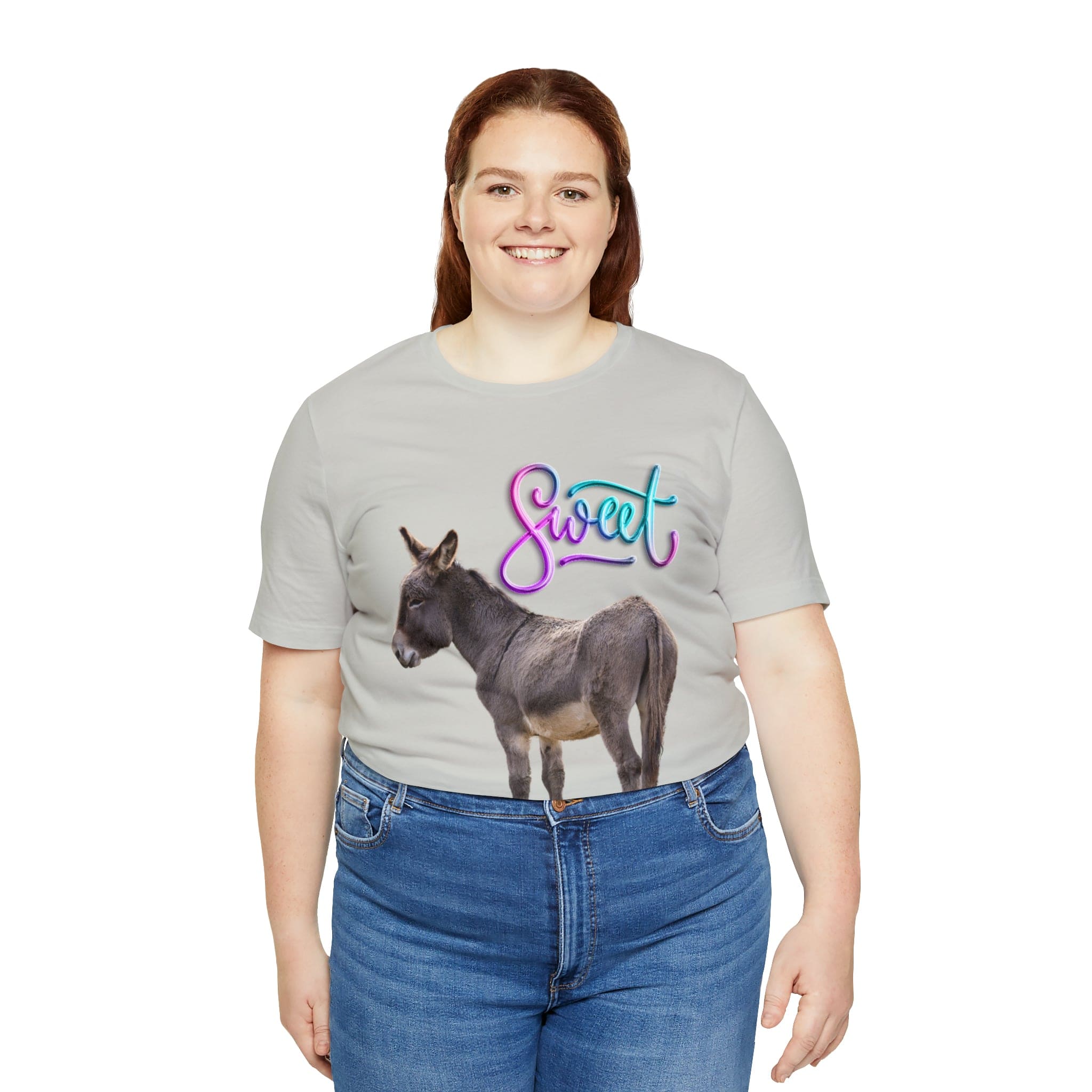 Printify T-Shirt Sweet Ass (Donkey) - Unisex Jersey Short Sleeve Tee