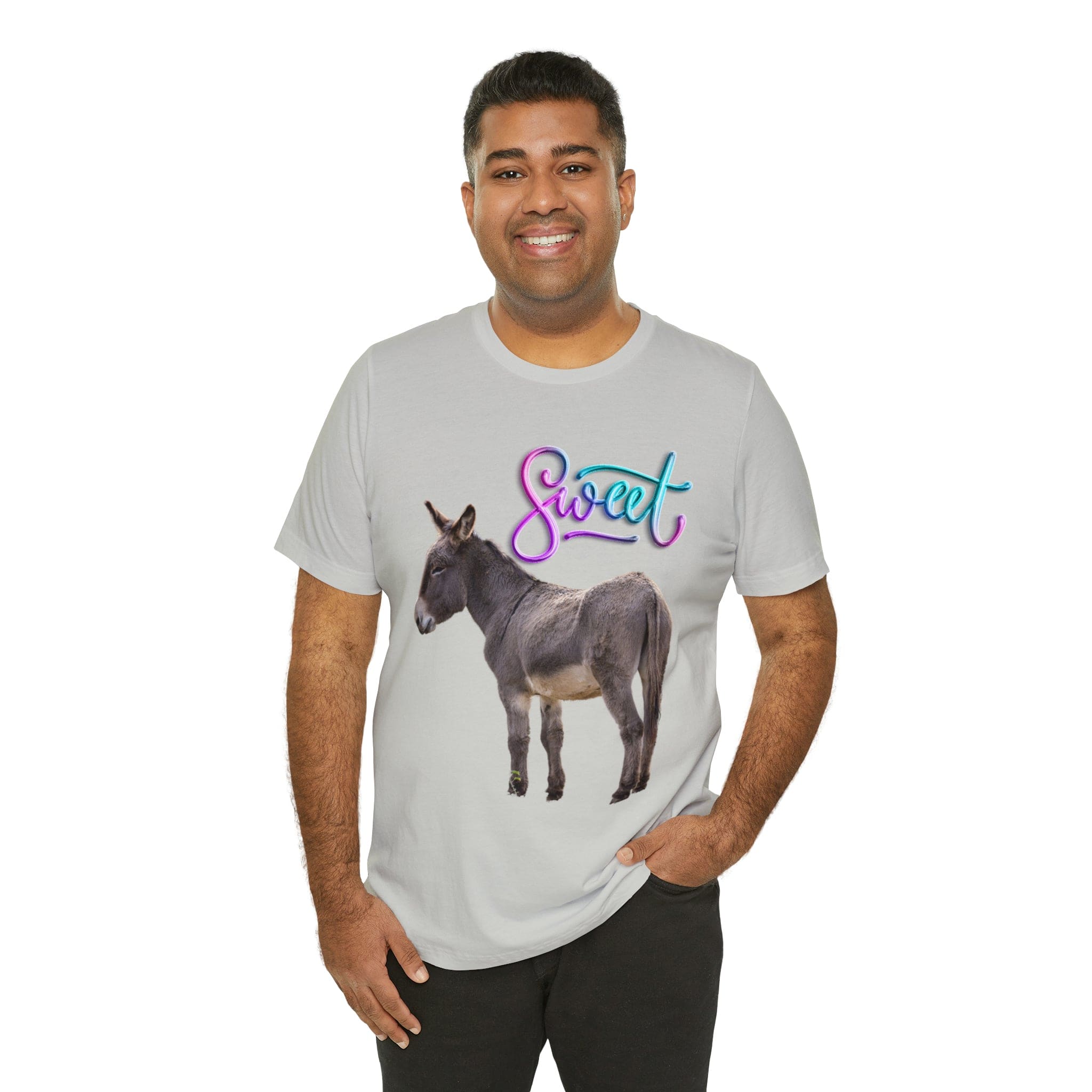 Printify T-Shirt Sweet Ass (Donkey) - Unisex Jersey Short Sleeve Tee