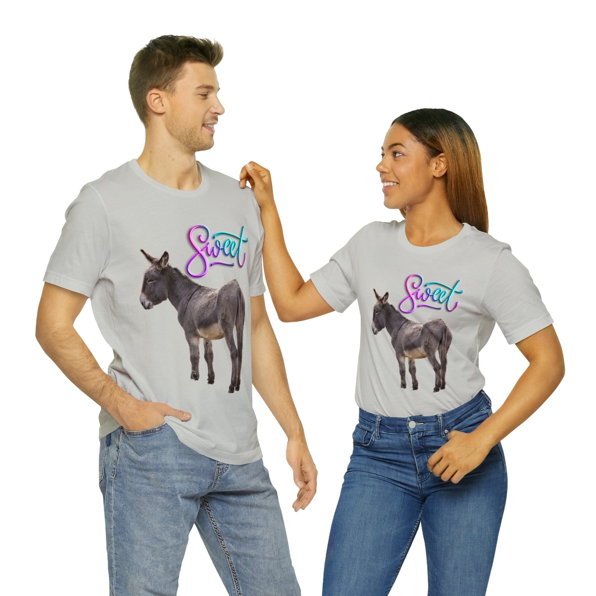 Printify T-Shirt Sweet Ass (Donkey) - Unisex Jersey Short Sleeve Tee