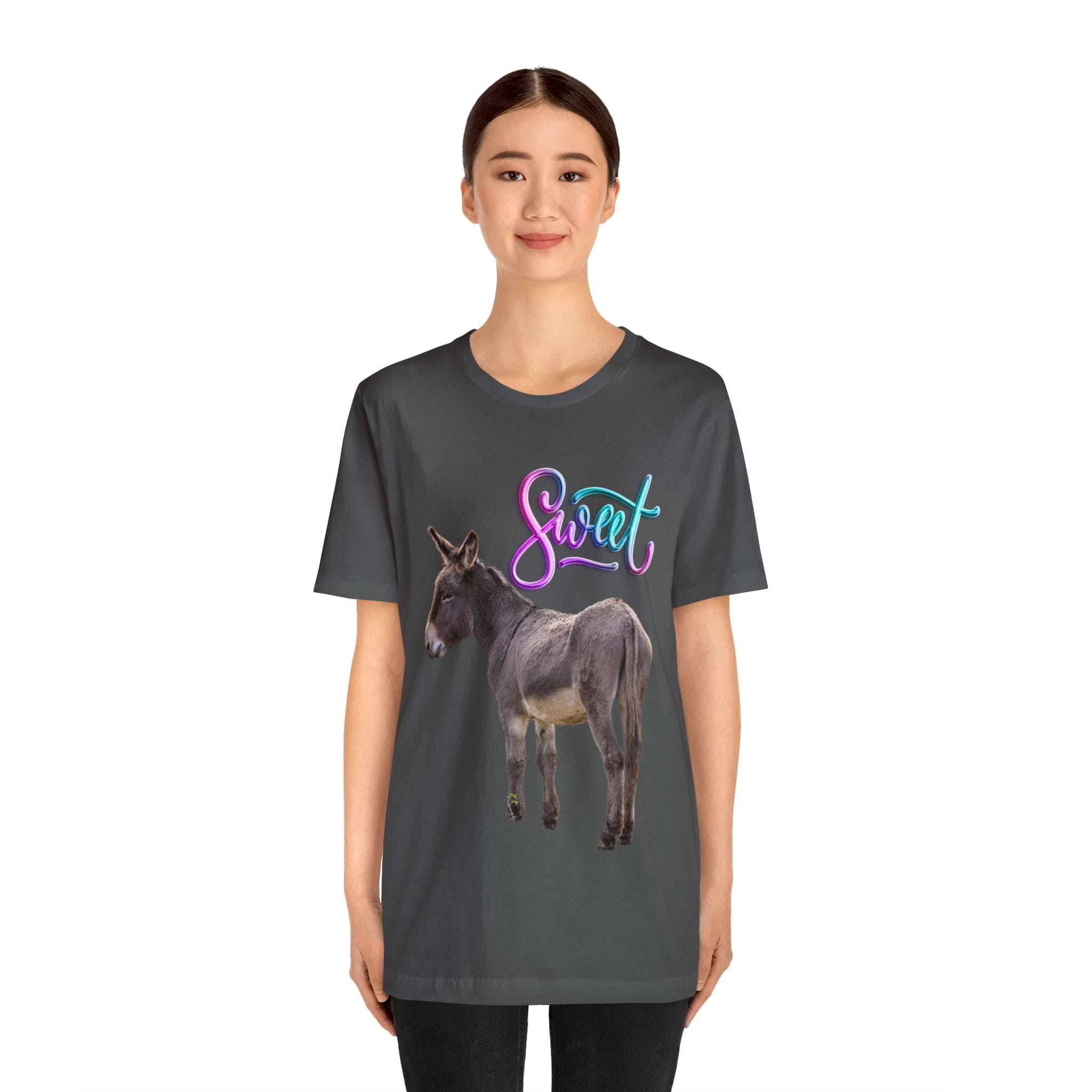 Printify T-Shirt Sweet Ass (Donkey) - Unisex Jersey Short Sleeve Tee