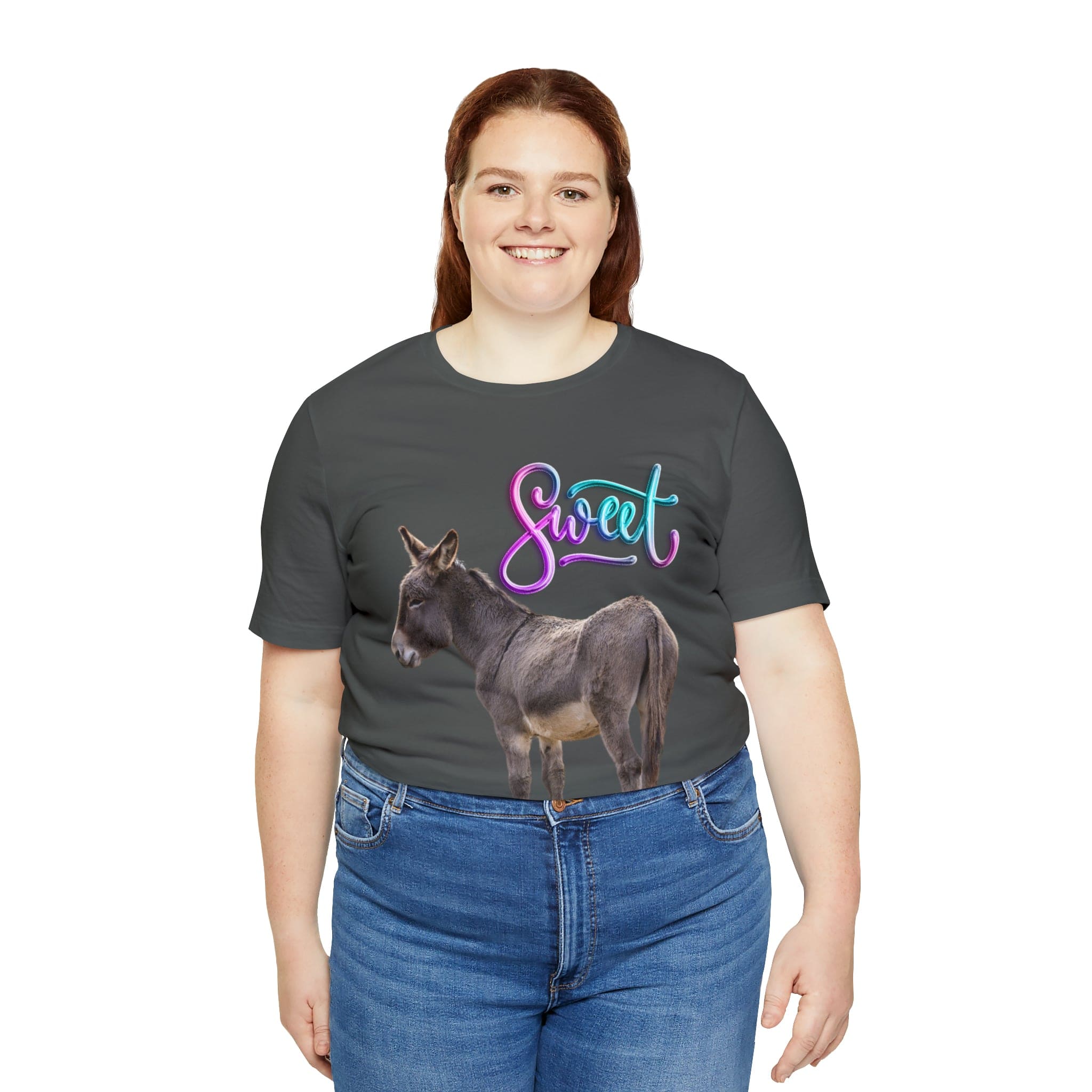 Printify T-Shirt Sweet Ass (Donkey) - Unisex Jersey Short Sleeve Tee