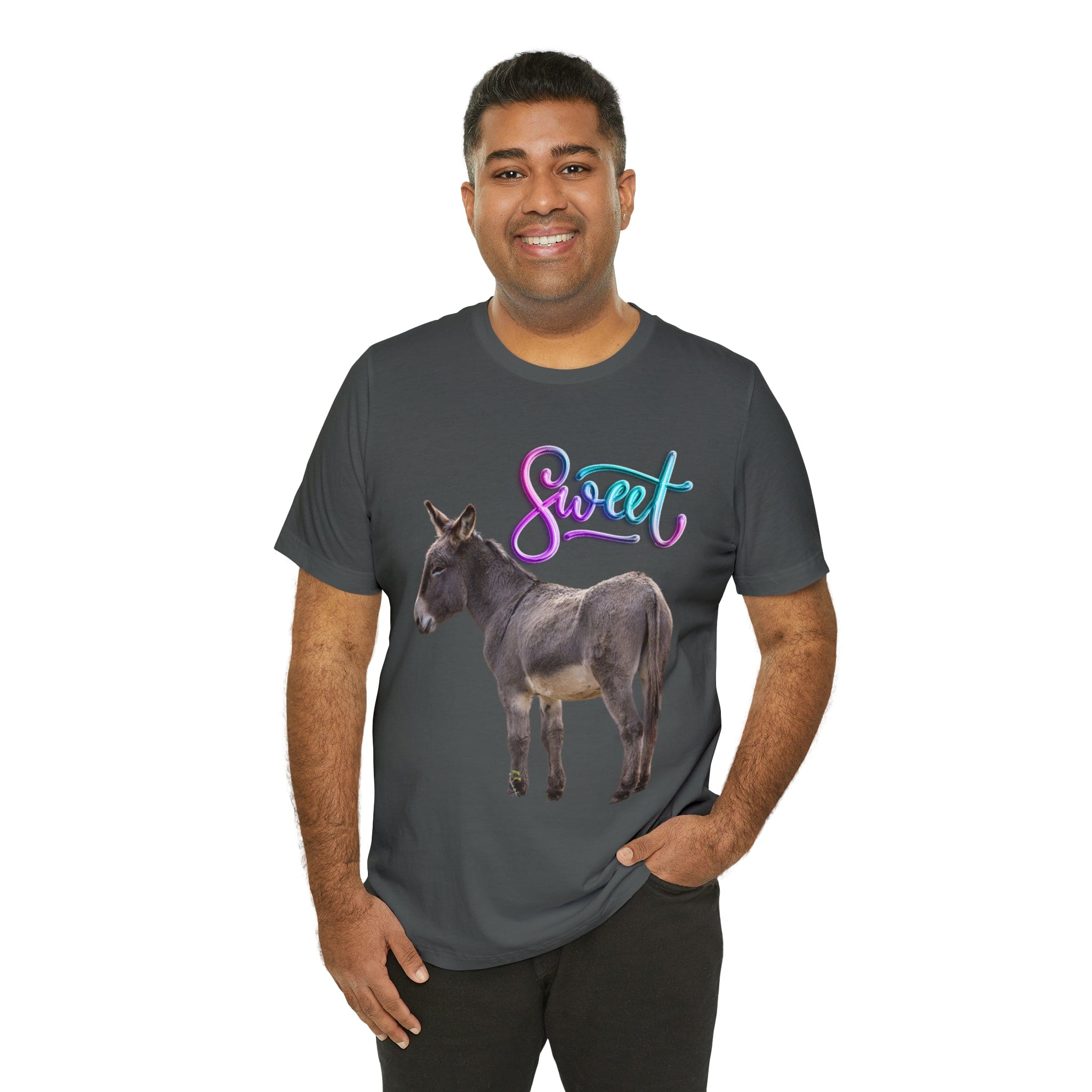 Printify T-Shirt Sweet Ass (Donkey) - Unisex Jersey Short Sleeve Tee