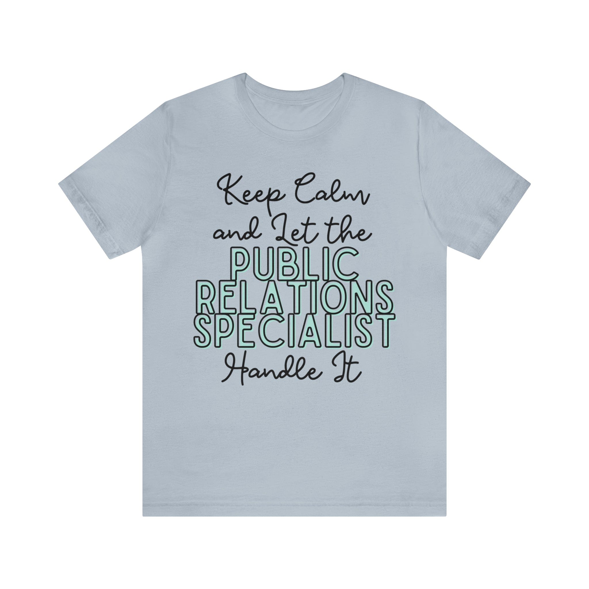 Printify T-Shirt Light Blue / S Unisex Jersey Short Sleeve Tee