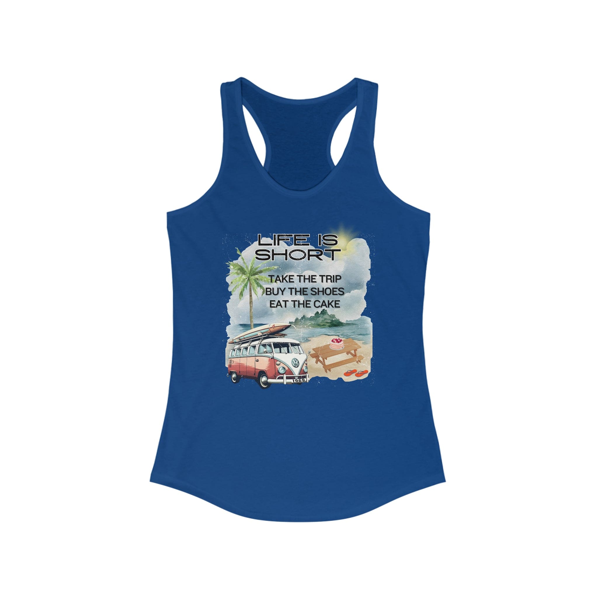 Printify Tank Top S / Solid Royal Women's Ideal Racerback Tank