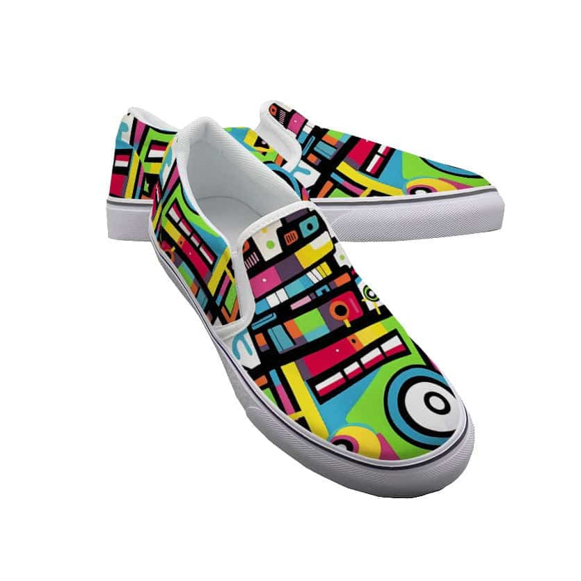 Yoycol White / US6(EUR36) Techno Tango - Women's Slip On Sneakers