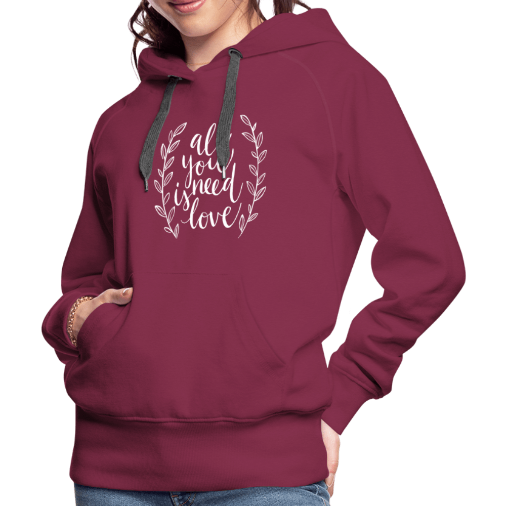 SPOD Women’s Premium Hoodie | Spreadshirt 444 All you need is Love - Women’s Premium Hoodie