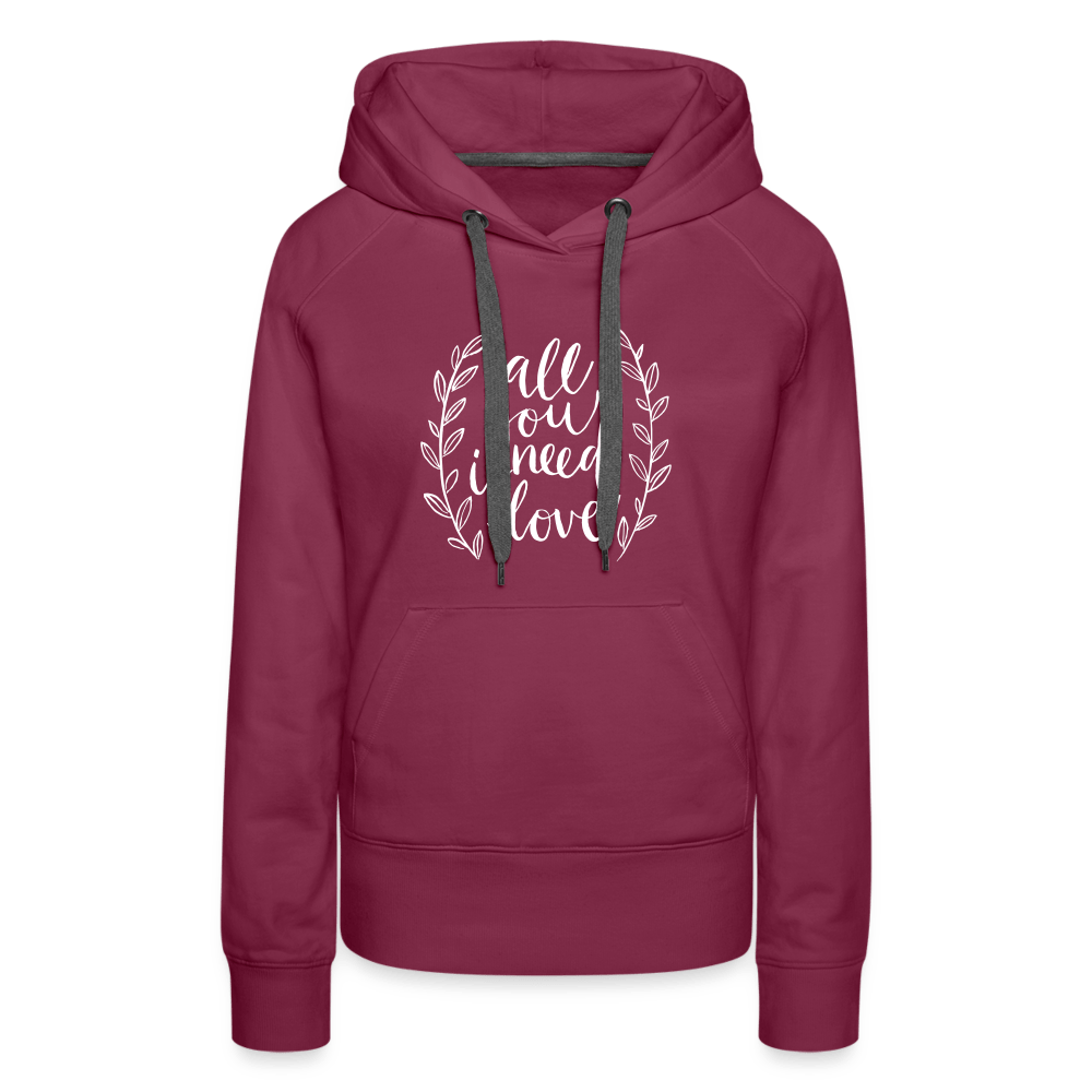 SPOD Women’s Premium Hoodie | Spreadshirt 444 All you need is Love - Women’s Premium Hoodie