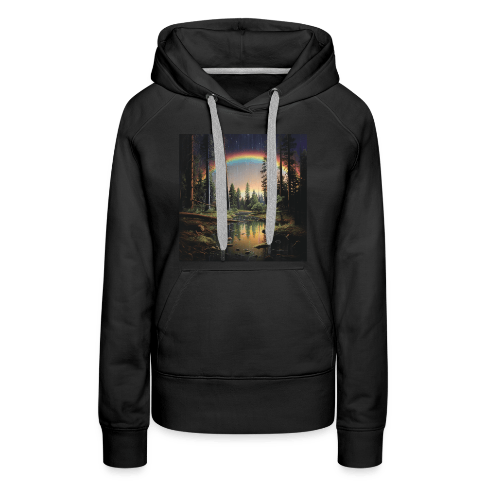 SPOD Women’s Premium Hoodie | Spreadshirt 444 S Night Rainbow - Women’s Premium Hoodie