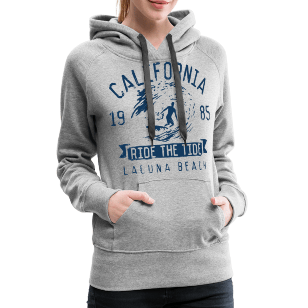 SPOD Women’s Premium Hoodie | Spreadshirt 444 Ride the Tide California - Women’s Premium Hoodie
