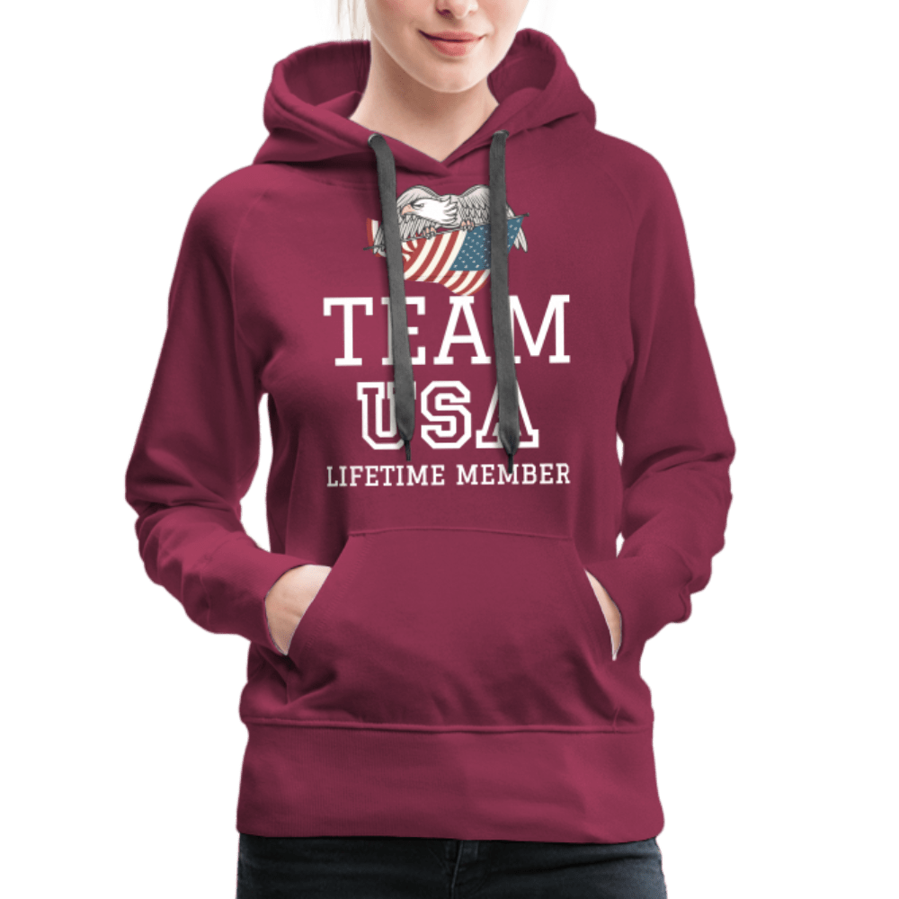 SPOD Women’s Premium Hoodie | Spreadshirt 444 Team USA - Lifetime Member - Women’s Premium Hoodie