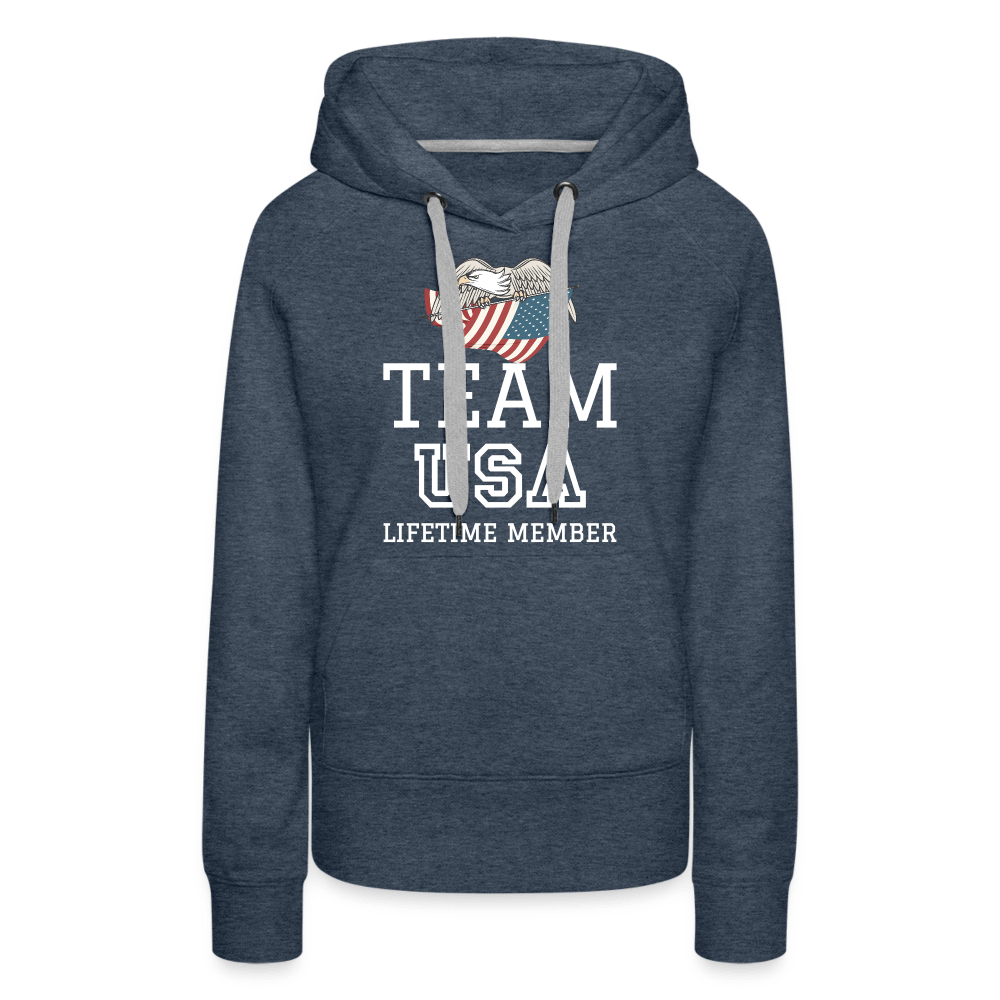 SPOD Women’s Premium Hoodie | Spreadshirt 444 Team USA - Lifetime Member - Women’s Premium Hoodie