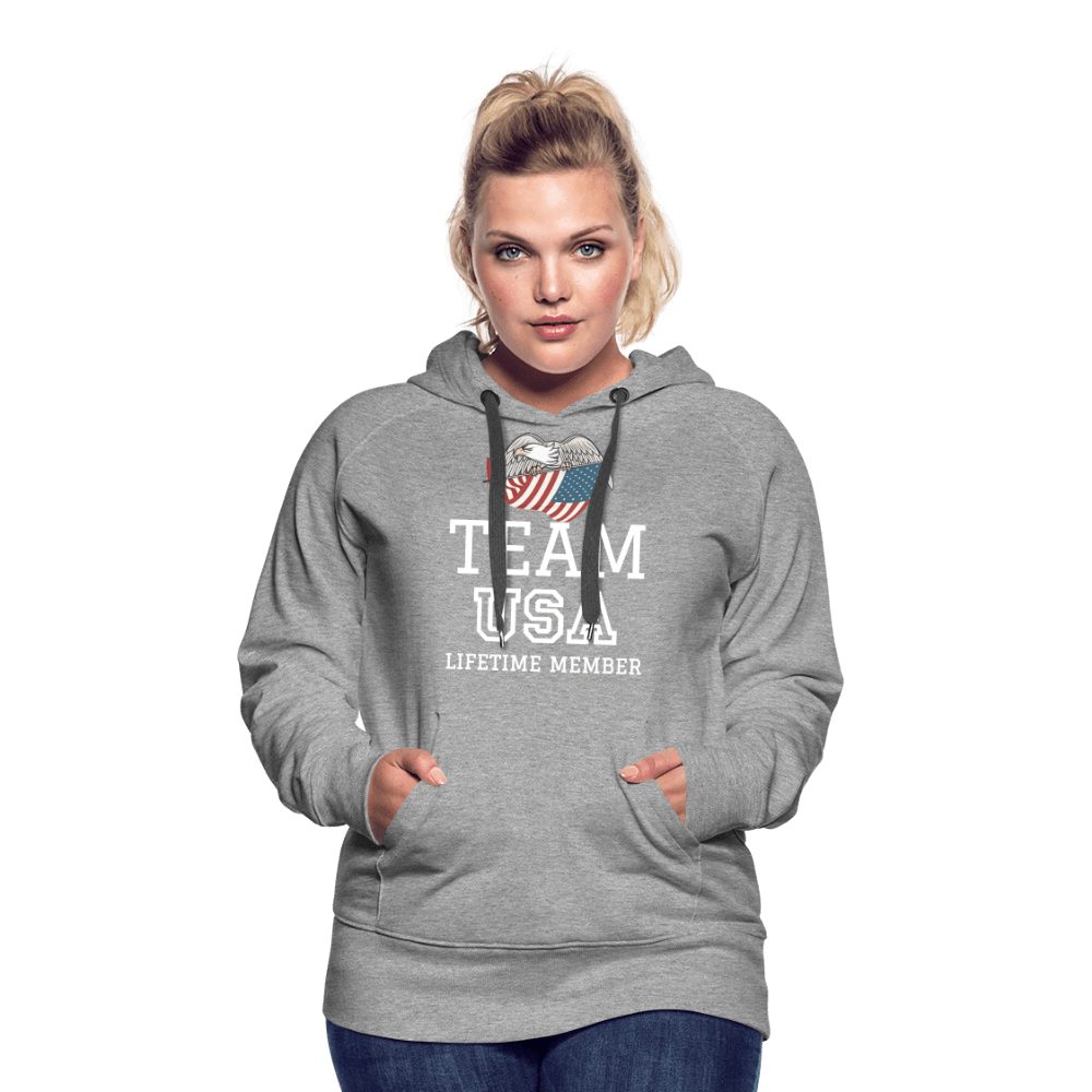 SPOD Women’s Premium Hoodie | Spreadshirt 444 Team USA - Lifetime Member - Women’s Premium Hoodie