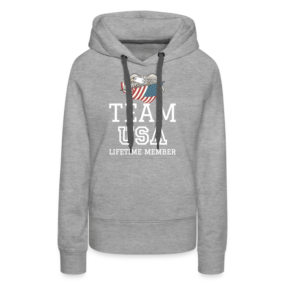 SPOD Women’s Premium Hoodie | Spreadshirt 444 Team USA - Lifetime Member - Women’s Premium Hoodie