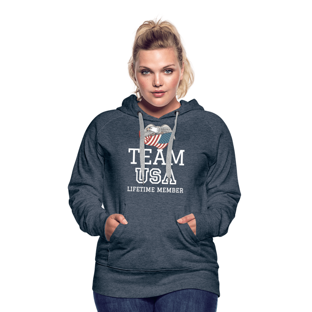 SPOD Women’s Premium Hoodie | Spreadshirt 444 Team USA - Lifetime Member - Women’s Premium Hoodie