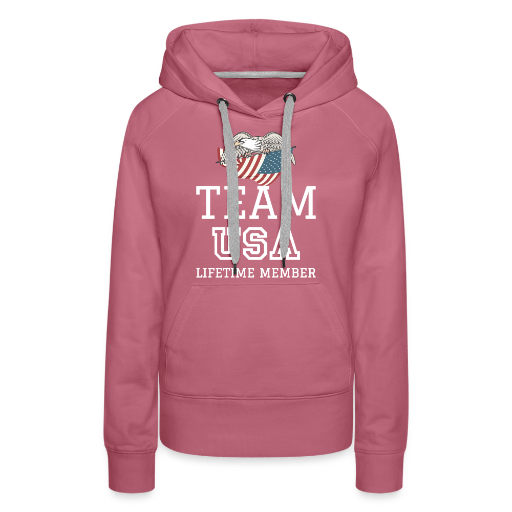 SPOD Women’s Premium Hoodie | Spreadshirt 444 Team USA - Lifetime Member - Women’s Premium Hoodie