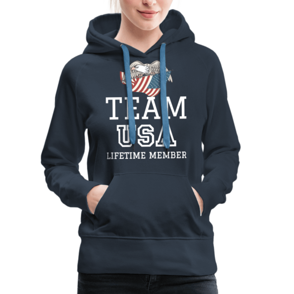 SPOD Women’s Premium Hoodie | Spreadshirt 444 Team USA - Lifetime Member - Women’s Premium Hoodie