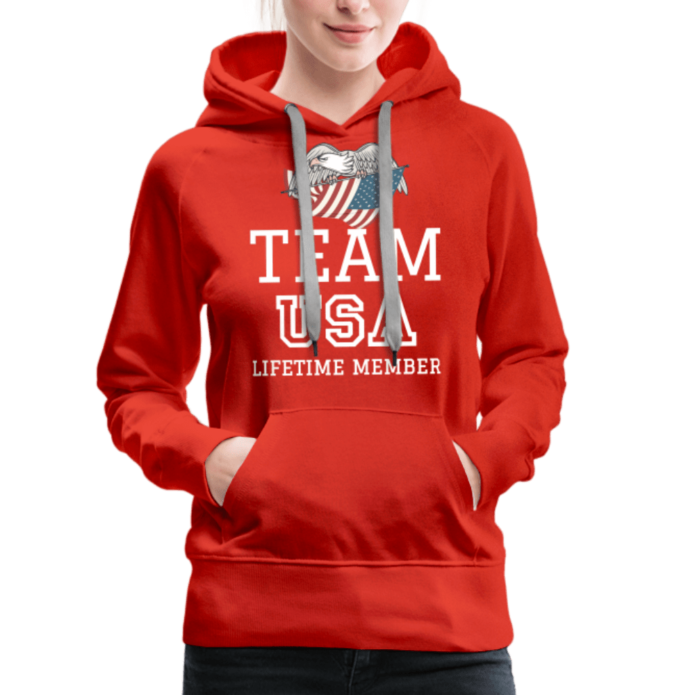 SPOD Women’s Premium Hoodie | Spreadshirt 444 Team USA - Lifetime Member - Women’s Premium Hoodie
