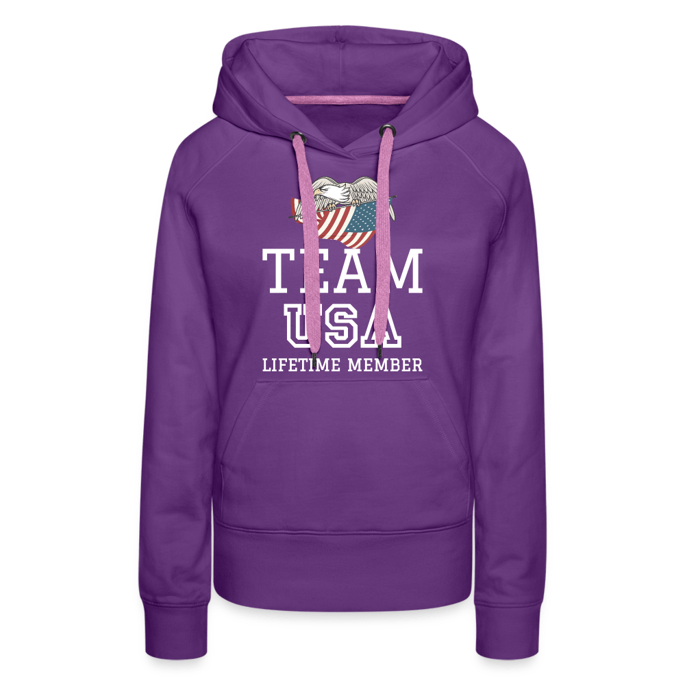 SPOD Women’s Premium Hoodie | Spreadshirt 444 Team USA - Lifetime Member - Women’s Premium Hoodie