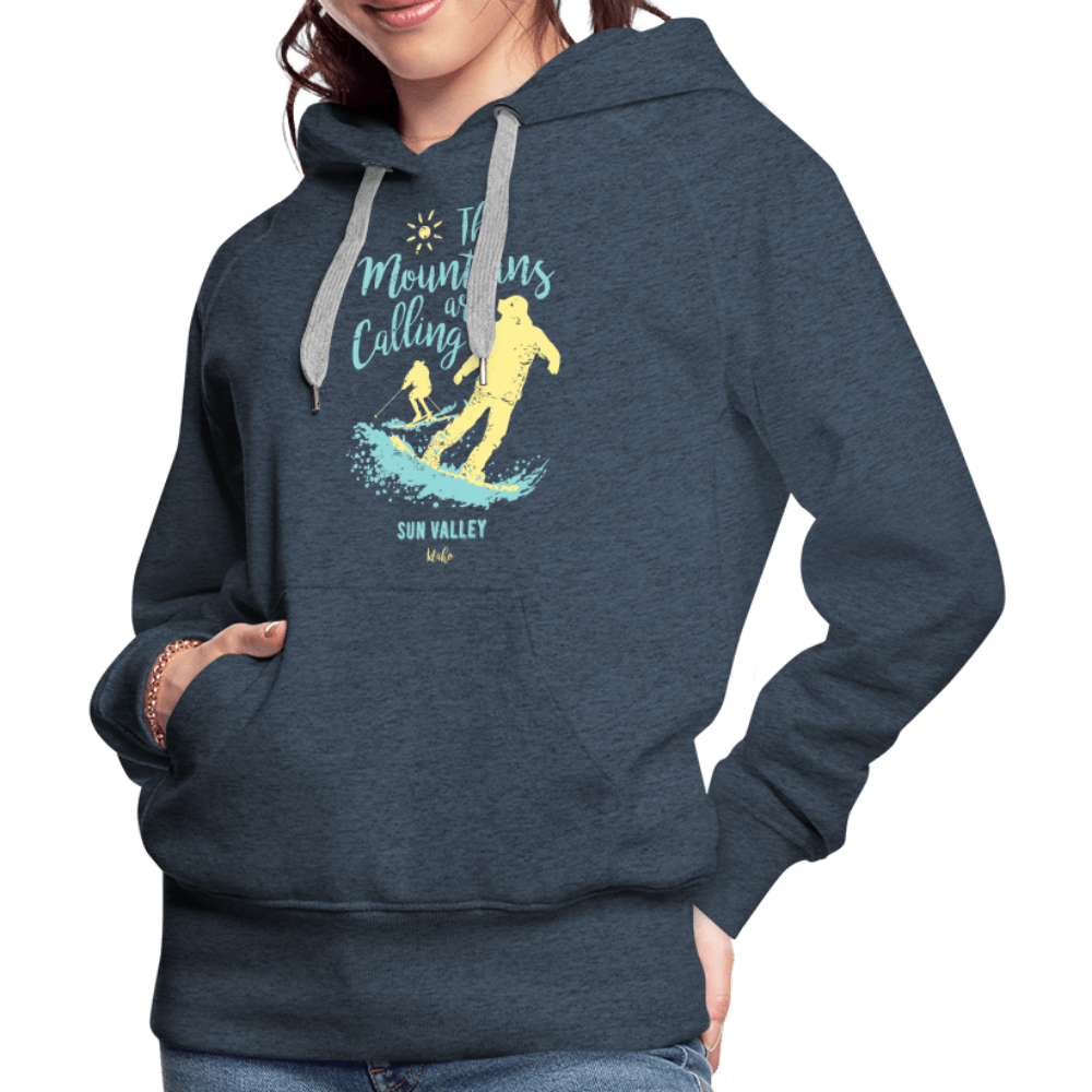 SPOD Women’s Premium Hoodie | Spreadshirt 444 The Mountains are Calling  - Women’s Premium Hoodie