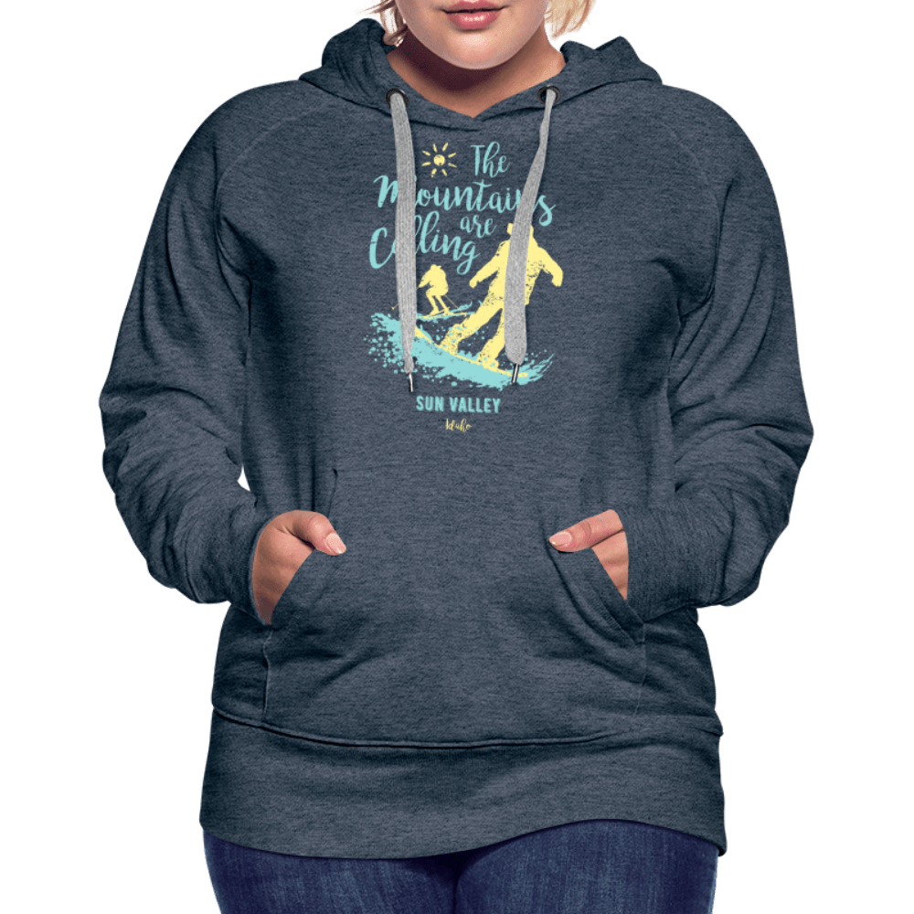 SPOD Women’s Premium Hoodie | Spreadshirt 444 The Mountains are Calling  - Women’s Premium Hoodie