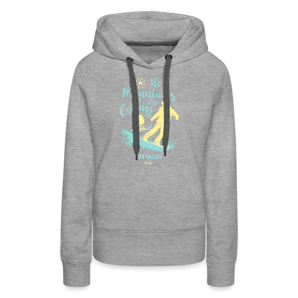 SPOD Women’s Premium Hoodie | Spreadshirt 444 heather grey / S The Mountains are Calling  - Women’s Premium Hoodie