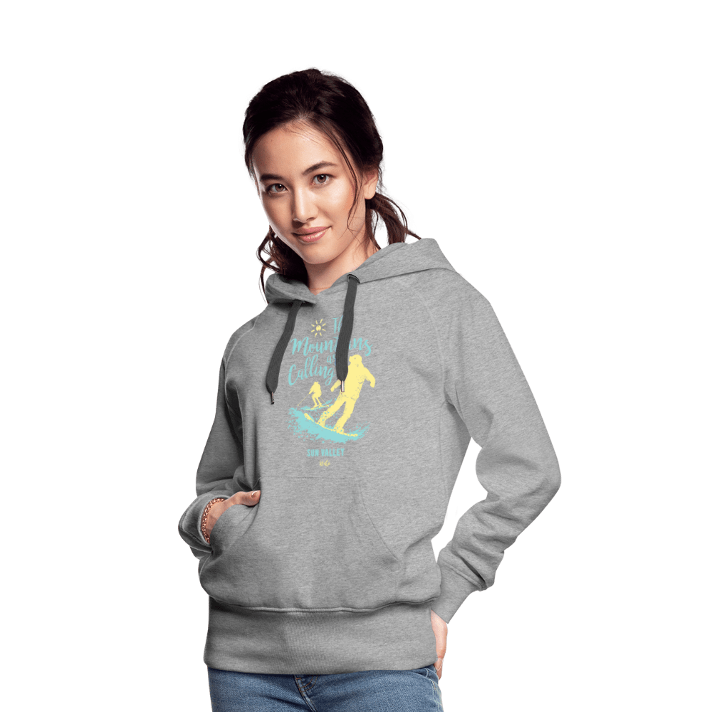 SPOD Women’s Premium Hoodie | Spreadshirt 444 The Mountains are Calling  - Women’s Premium Hoodie