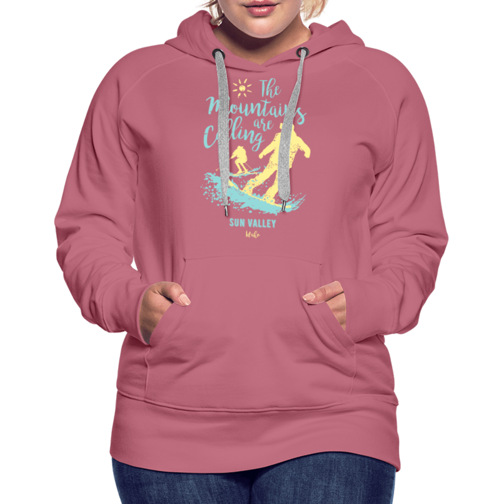 SPOD Women’s Premium Hoodie | Spreadshirt 444 The Mountains are Calling  - Women’s Premium Hoodie