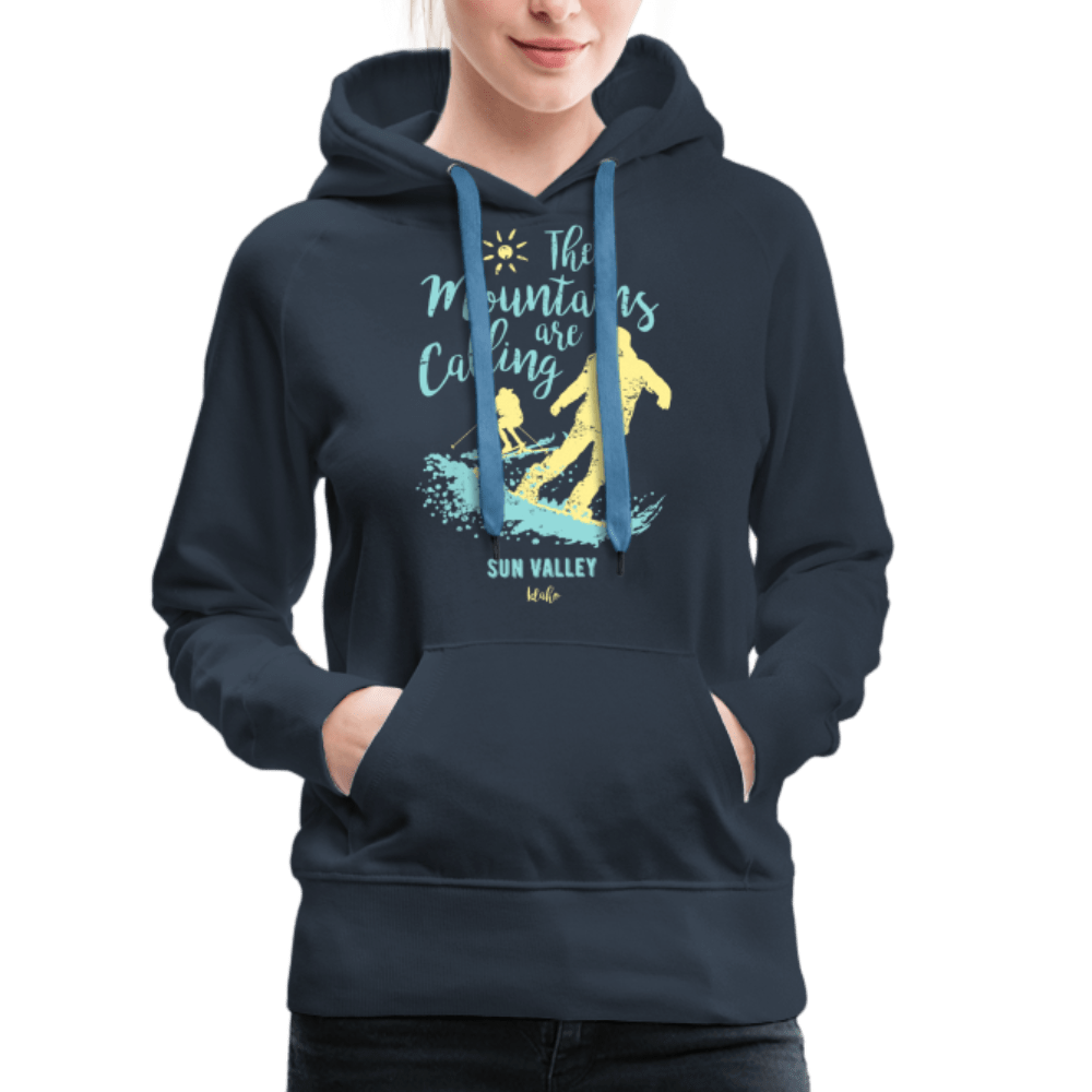 SPOD Women’s Premium Hoodie | Spreadshirt 444 navy / S The Mountains are Calling  - Women’s Premium Hoodie