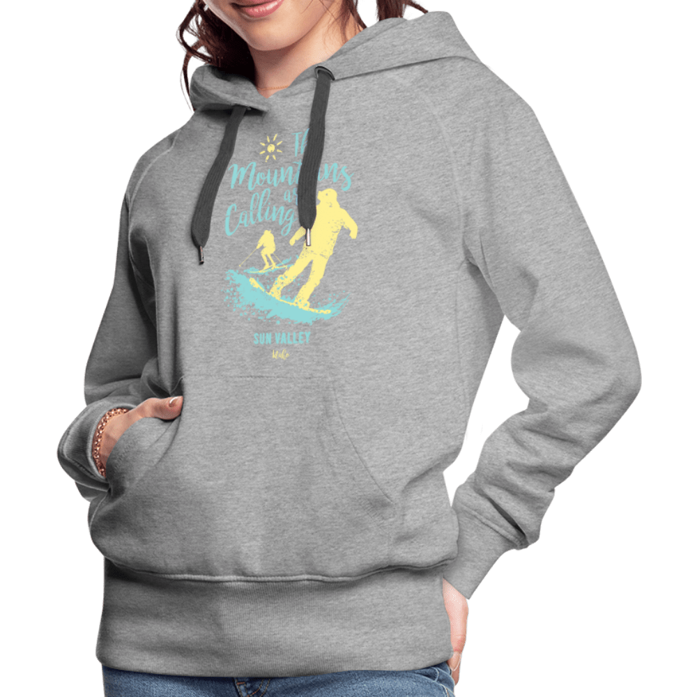 SPOD Women’s Premium Hoodie | Spreadshirt 444 The Mountains are Calling  - Women’s Premium Hoodie