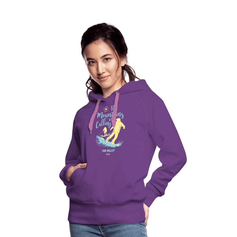 SPOD Women’s Premium Hoodie | Spreadshirt 444 The Mountains are Calling  - Women’s Premium Hoodie
