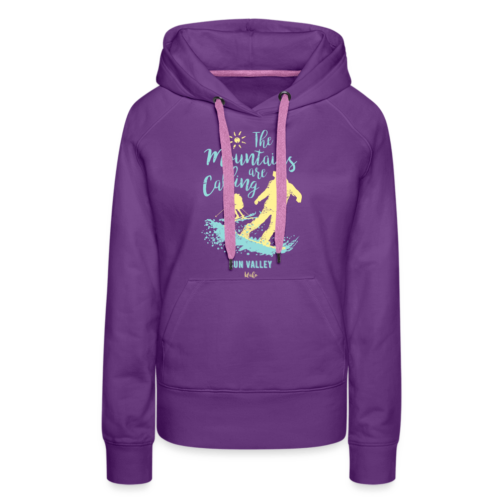 SPOD Women’s Premium Hoodie | Spreadshirt 444 The Mountains are Calling  - Women’s Premium Hoodie