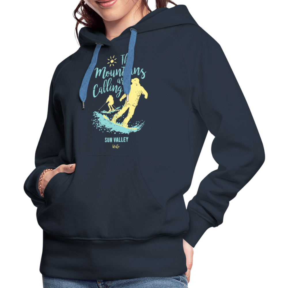 SPOD Women’s Premium Hoodie | Spreadshirt 444 The Mountains are Calling  - Women’s Premium Hoodie