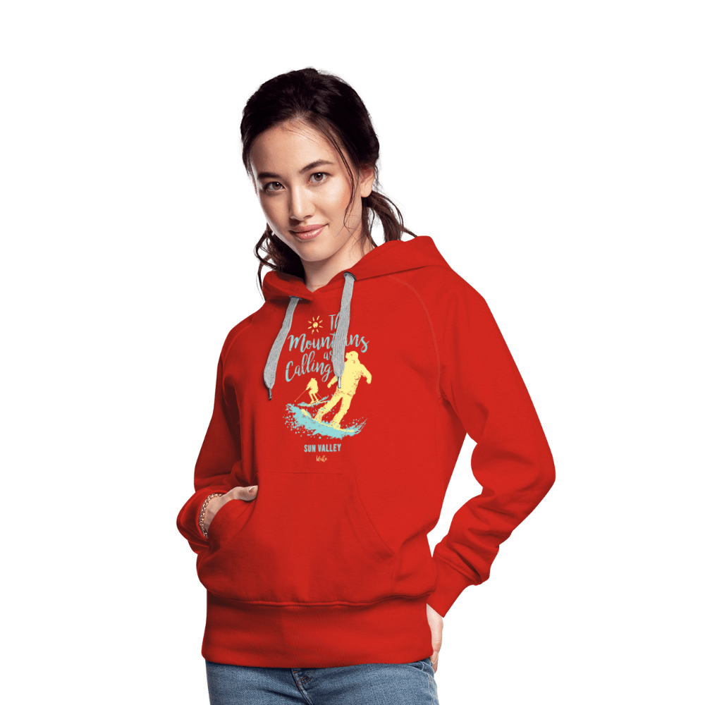 SPOD Women’s Premium Hoodie | Spreadshirt 444 The Mountains are Calling  - Women’s Premium Hoodie