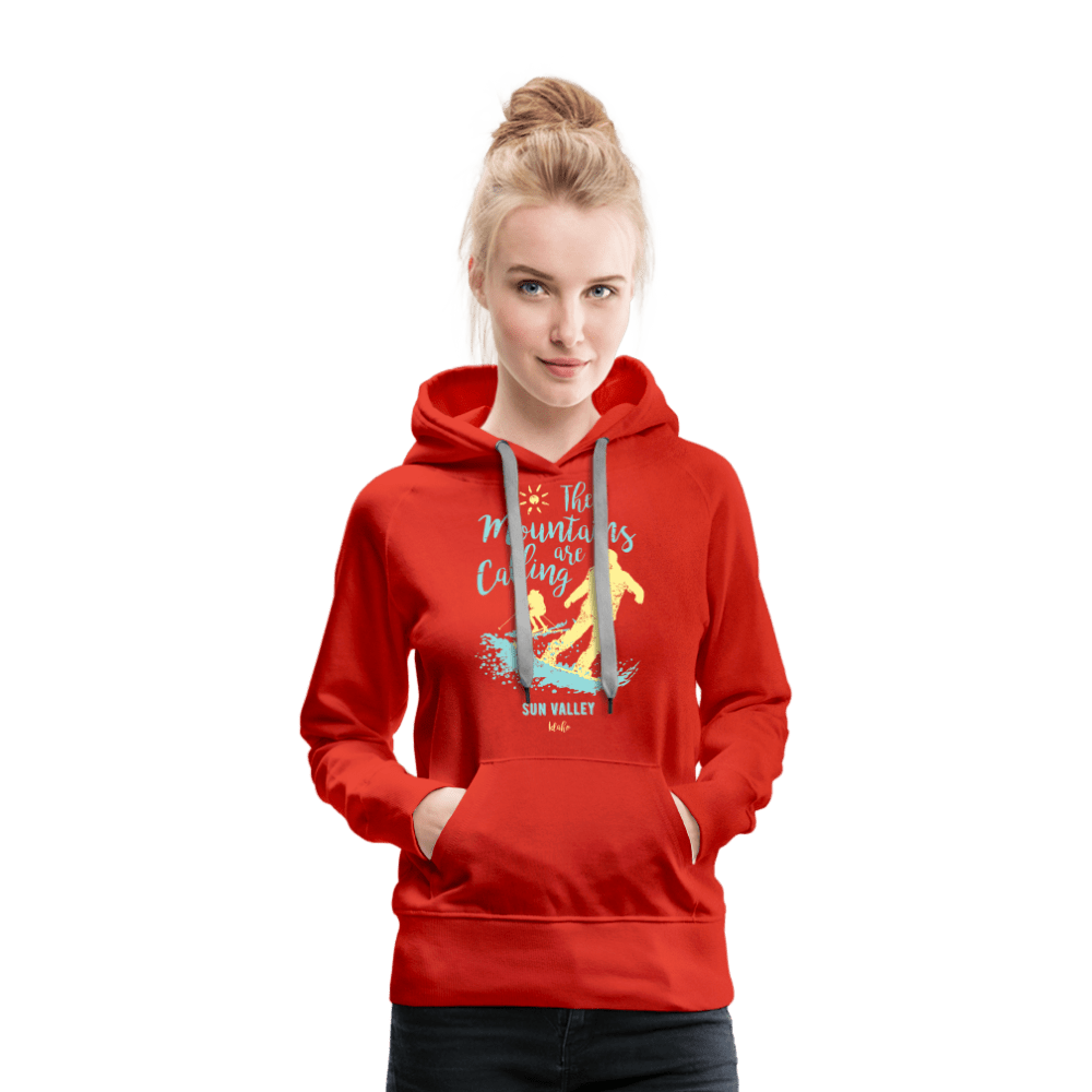 SPOD Women’s Premium Hoodie | Spreadshirt 444 The Mountains are Calling  - Women’s Premium Hoodie