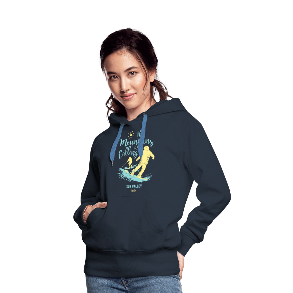 SPOD Women’s Premium Hoodie | Spreadshirt 444 The Mountains are Calling  - Women’s Premium Hoodie