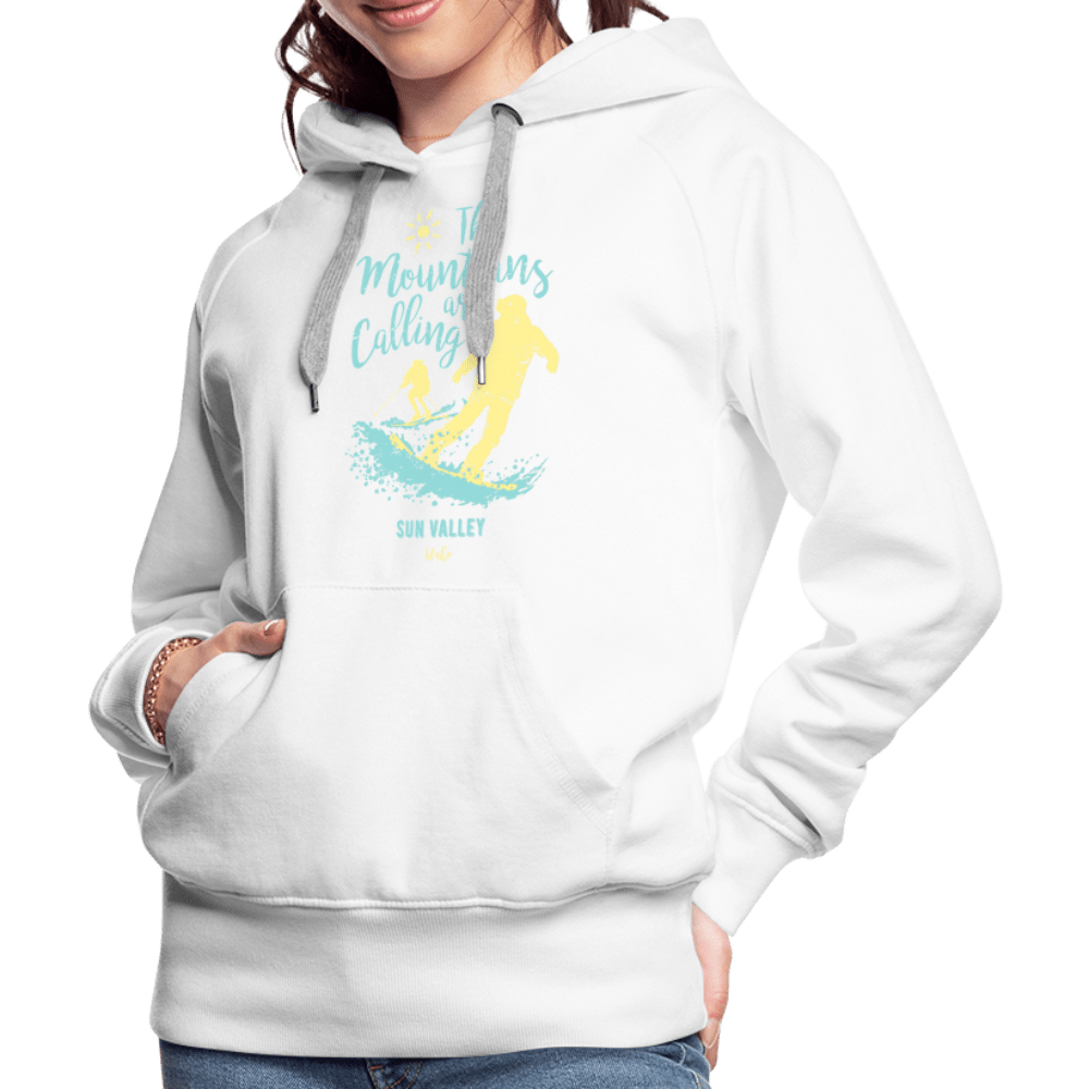 SPOD Women’s Premium Hoodie | Spreadshirt 444 white / S The Mountains are Calling  - Women’s Premium Hoodie
