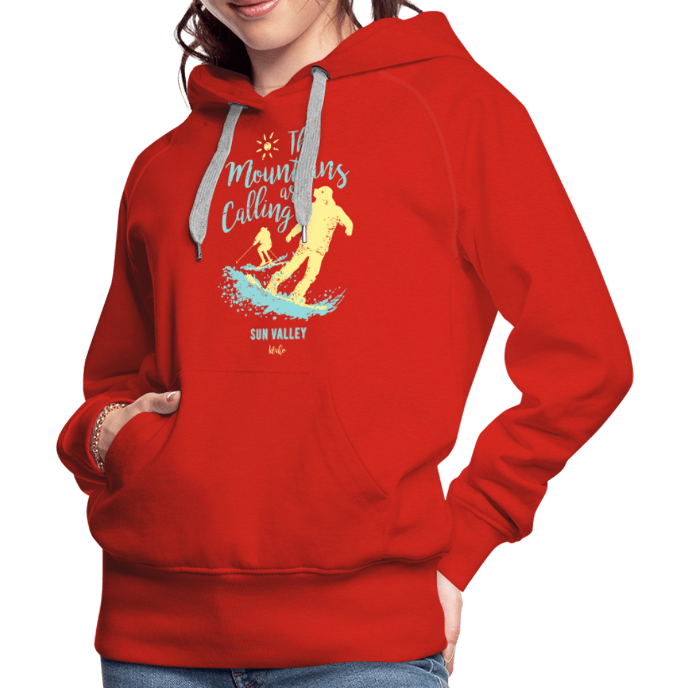 SPOD Women’s Premium Hoodie | Spreadshirt 444 The Mountains are Calling  - Women’s Premium Hoodie