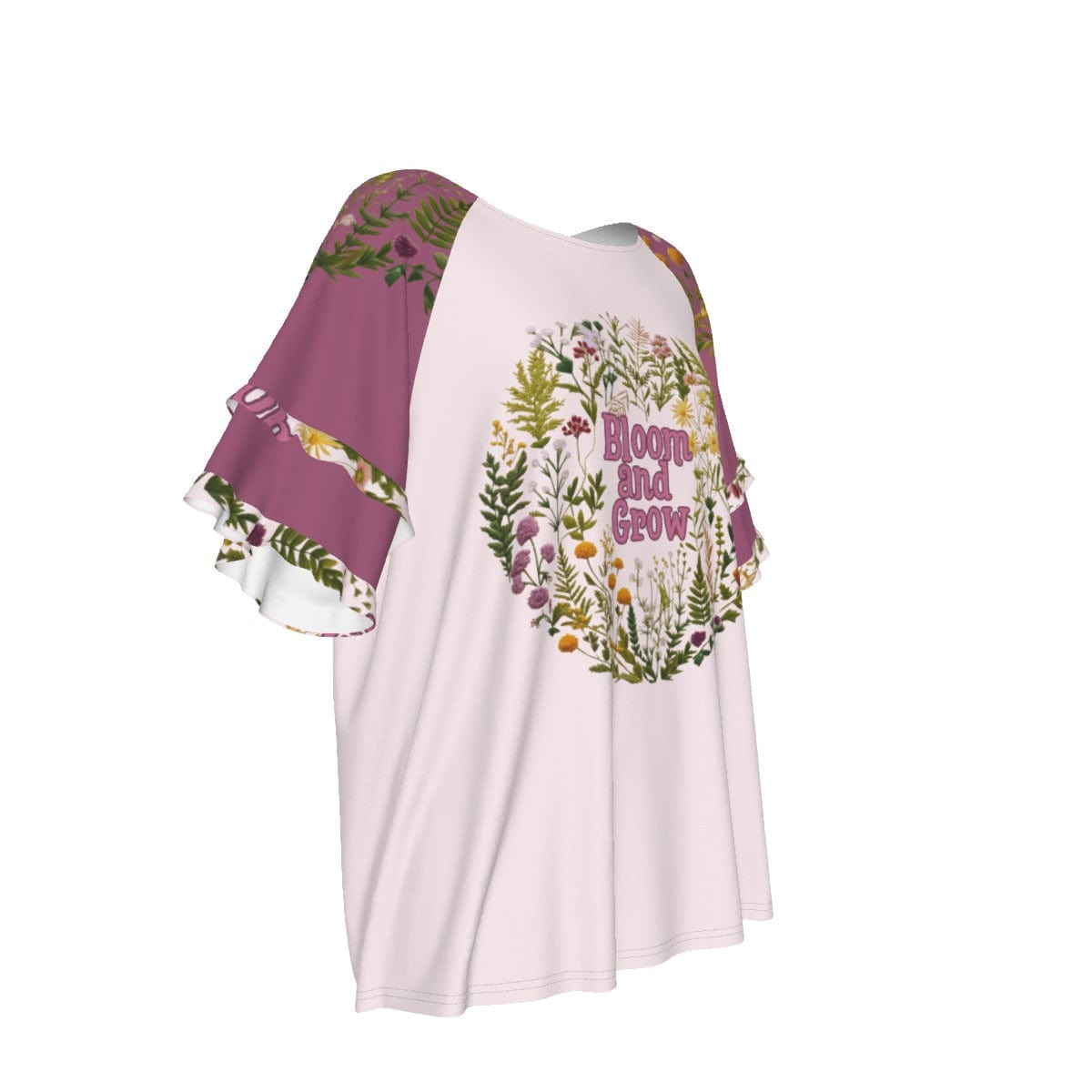 Yoycol Women's Round Neck Raglan Sleeve T-shirt