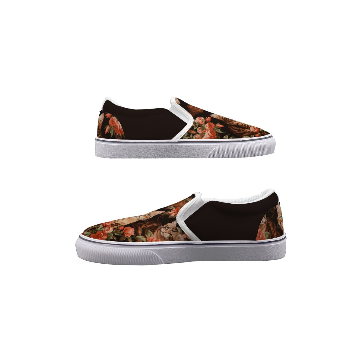 Cat Kaleidoscope - Women's Slip On Sneakers