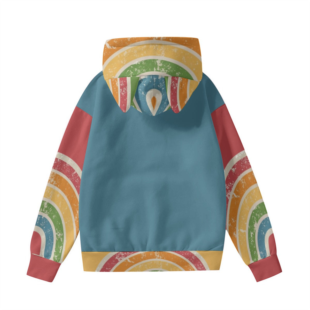 Good Vibes Only Women’s Hoodie With Decorative Ears