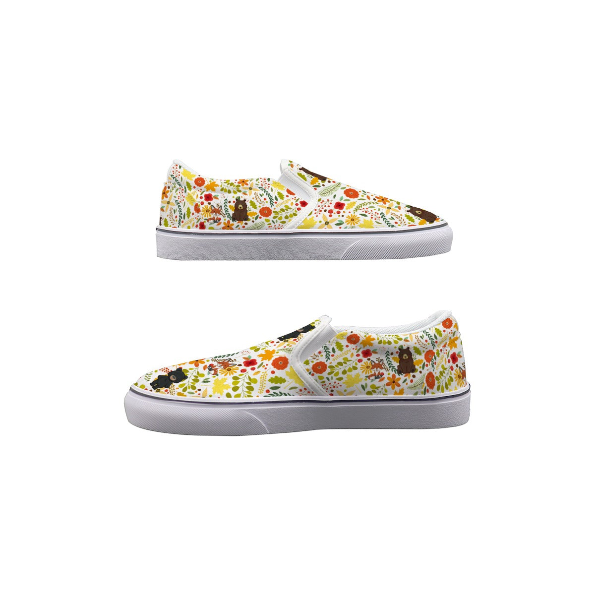 Flora & Fauna - Women's Slip On Sneakers