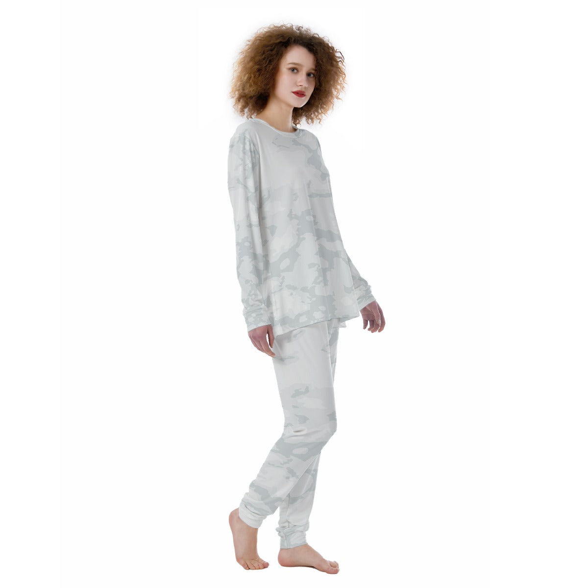 Marble Hues  All-Over Print Women's Pajamas