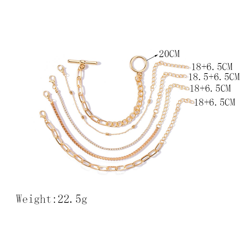 Spruced Roost Bracelets Boldly Beautiful Bracelets - 5PC Set