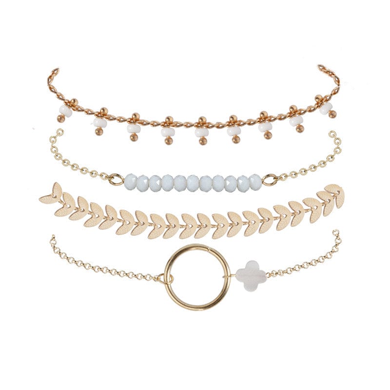 Spruced Roost Bracelets Timeless Gold Tone Bracelet Set - 4 pcs