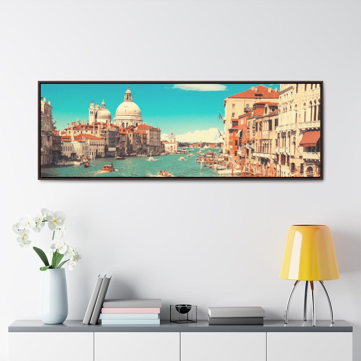 Printify Canvas Venice, Italy Gallery Canvas Wraps, Horizontal Frame 60″ x 20″