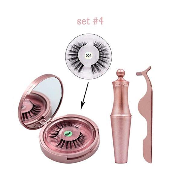 Spruced Roost Face & Body set 4 Magnetic Eyeliner, Eyelashes & Tweezer Set