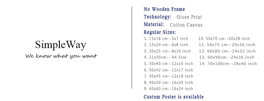 Spruced Roost Home Decor Nordic Landscape Canvas Paintings - 9 Styles